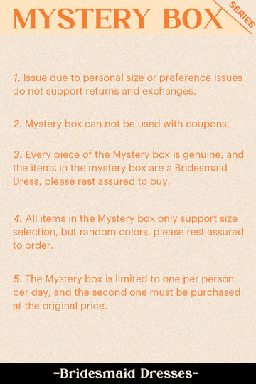 ZAPAKA MYSTERY BOX 1 x Bruidsmeisjes Jurk